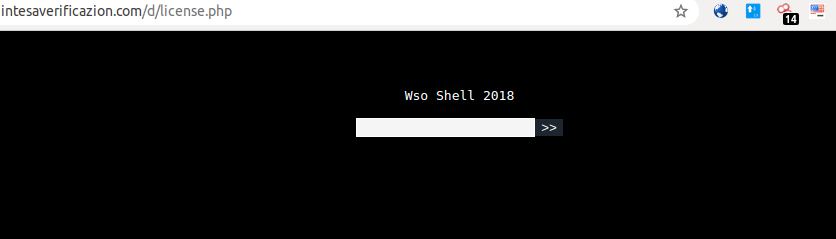 dave_daves's tweet photo. Geofenced #phishing targeting Italian @intesasanpaolo @IntesaSP_Help
hxxp://www.intesaverificazion.com/ahd/ (kit directory changes)
webshell on /d/
https://t.co/fgQeoUTdFZ
Oso Grande host is #UnifiedLayer brother:
https://t.co/c6mJWsnZR2
cc @Bank_Security @illegalFawn @reecdeep https://t.co/SW9bujbZrd
