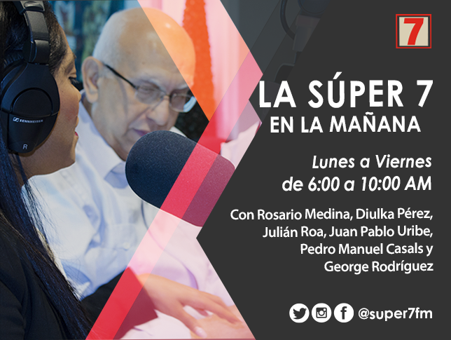 super7fm's tweet photo. Ā”En el AIRE! La SĆŗper 7 en la MaƱana, información directa al servicio del paĆs. #Super7enlaMaƱana con @RosarioMedinaG @Diulkapereztv @PedroMCasals #JuliĆ”nRoa #JuanPabloUribe #GeorgeRodriguez
SINTONIZA la #Super7FM 107.7FM - TambiƩn en https://t.co/EDgTwt7vMi - #Domiplay #Tunein https://t.co/Vu1La8brwB