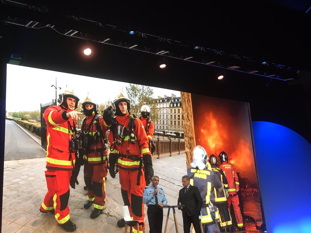 aude_devorges's tweet photo. Quel magnifique témoignage, quel exemple de #leadership du Général Gontier à la tête des @PompiersParis qui a commandé le sauvetage de Notre-Dame.
« Sauver ou périr » devise des sapeurs pompiers de @Paris 🙏 pour votre courage, votre empathie et votre générosité. #AXAStationM https://t.co/yfsSrOGwzy
