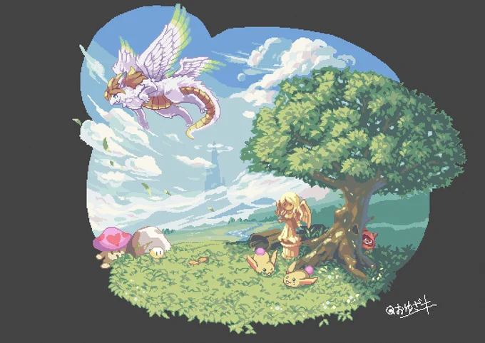 #2020年最初の芸術アカウントフォロー祭り
ドット絵やってます 