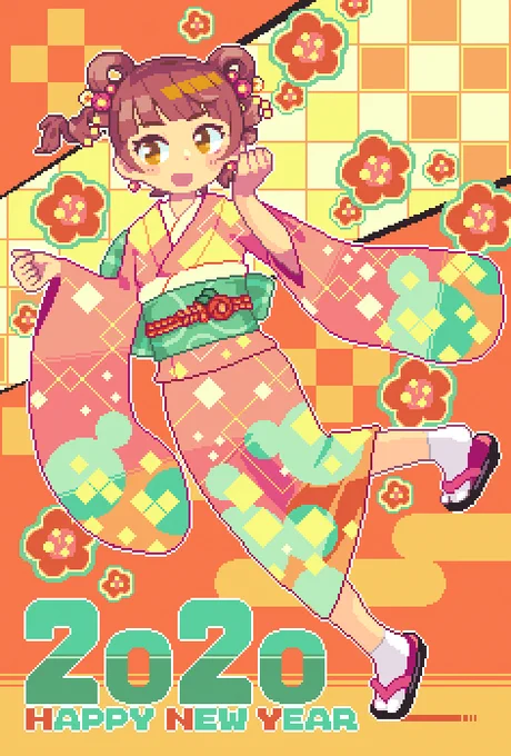 #2020年最初の芸術アカウントフォロー祭り
ドット絵やってます 