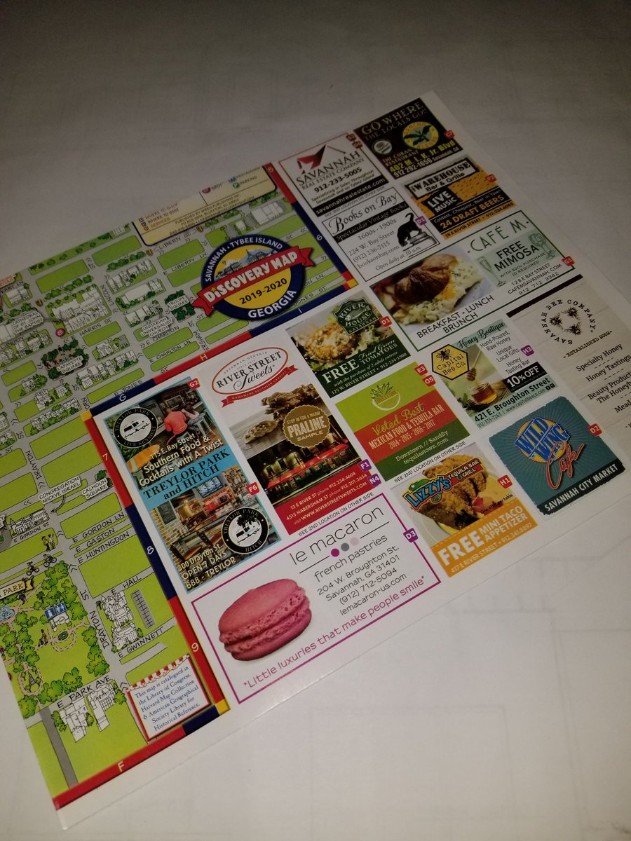 savmaps's tweet image. Ad sales are wrapping up on our next edition of the map..Is your business on it?
#Savannah #DiscoveryMap