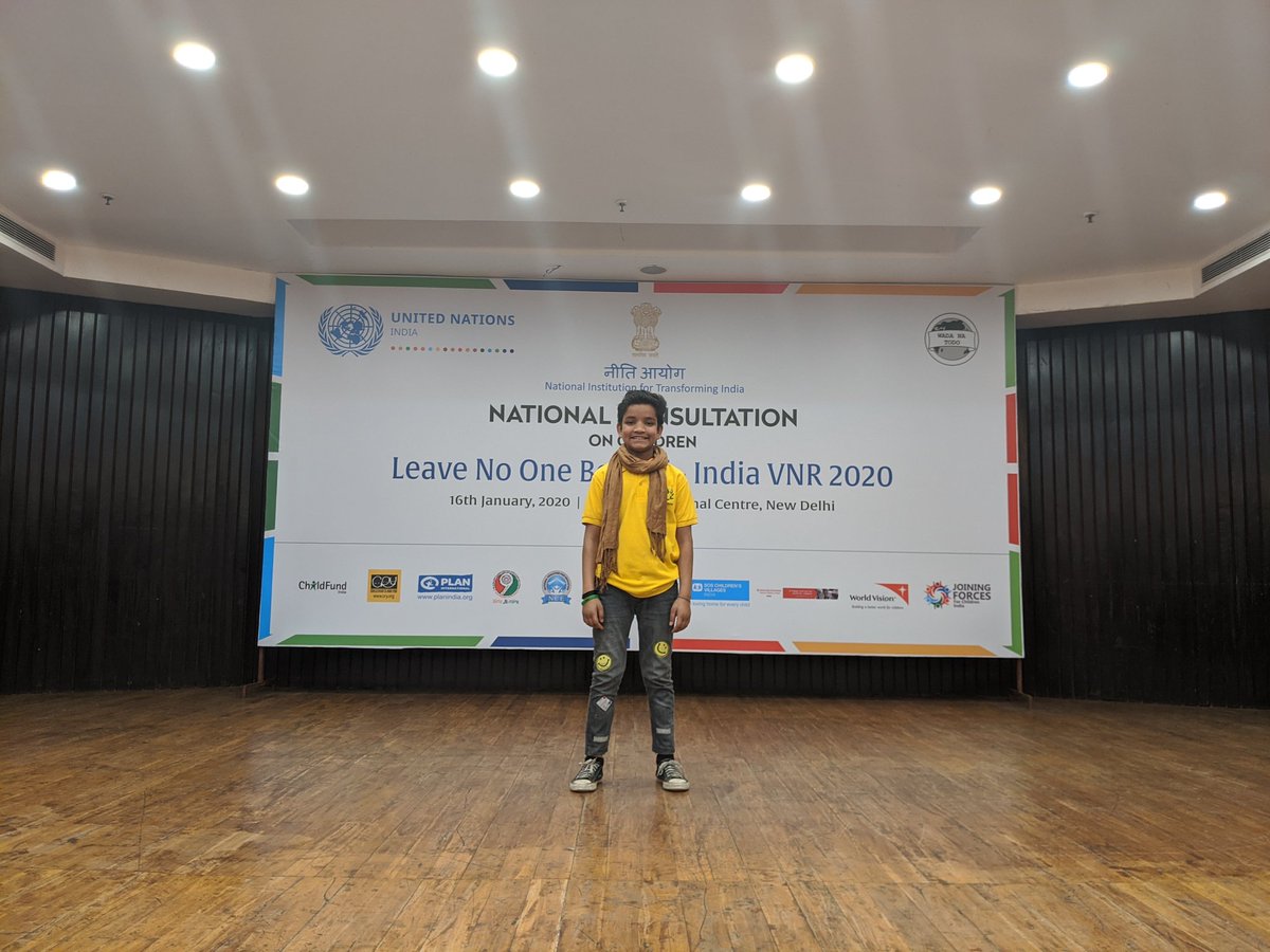 I live in an urban slum community. What defines is my confidence & skill - both of which I gained through opportunities presented to me. When I grow up, I will fight for the rights and access to equal opportunities #ForEveryChild - so that no child is left behind: Ram from @9isM9