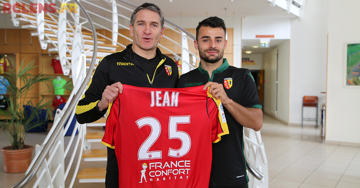 RCLens's tweet photo. Corentin #Jean présenté à la presse ce jeudi !
#LensoisPourToujours #rclens https://t.co/a6ijbalpmB