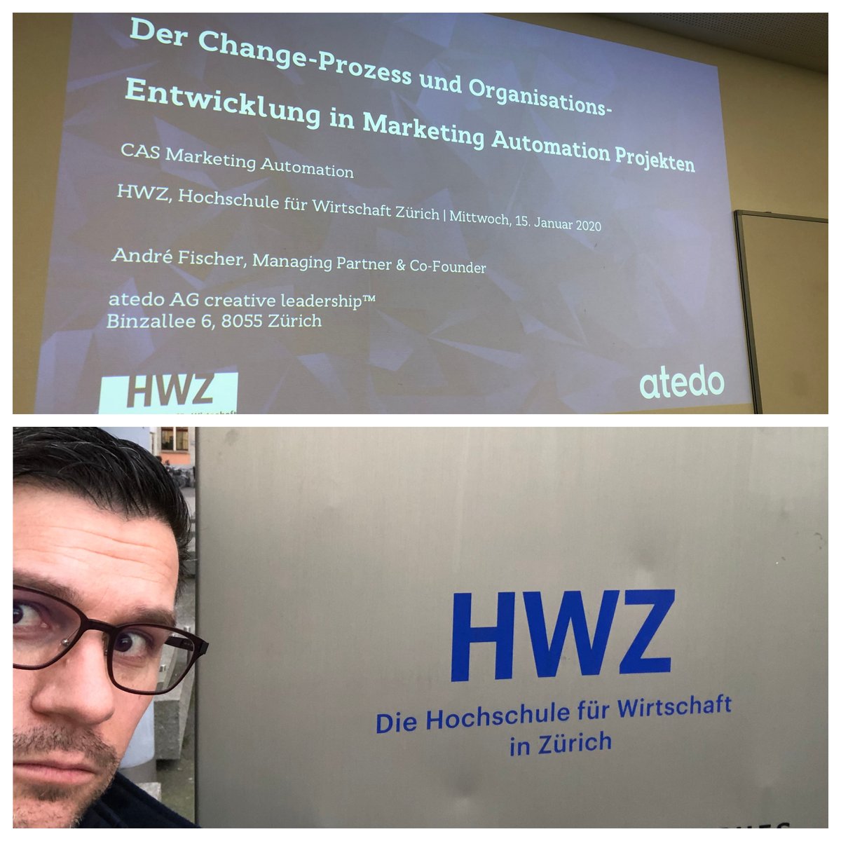 atedo_AG's tweet photo. @atedo_AG an der HWZ: Auch dieses Jahr doziert @BrandPositioner an der @fhhwz. Vielen Dank für das Vertrauen und das Interesse an der Marketing Automation.🎓

#marketingautomation #fhhwz #atedo #creativeleadership https://t.co/nGRof06wLg