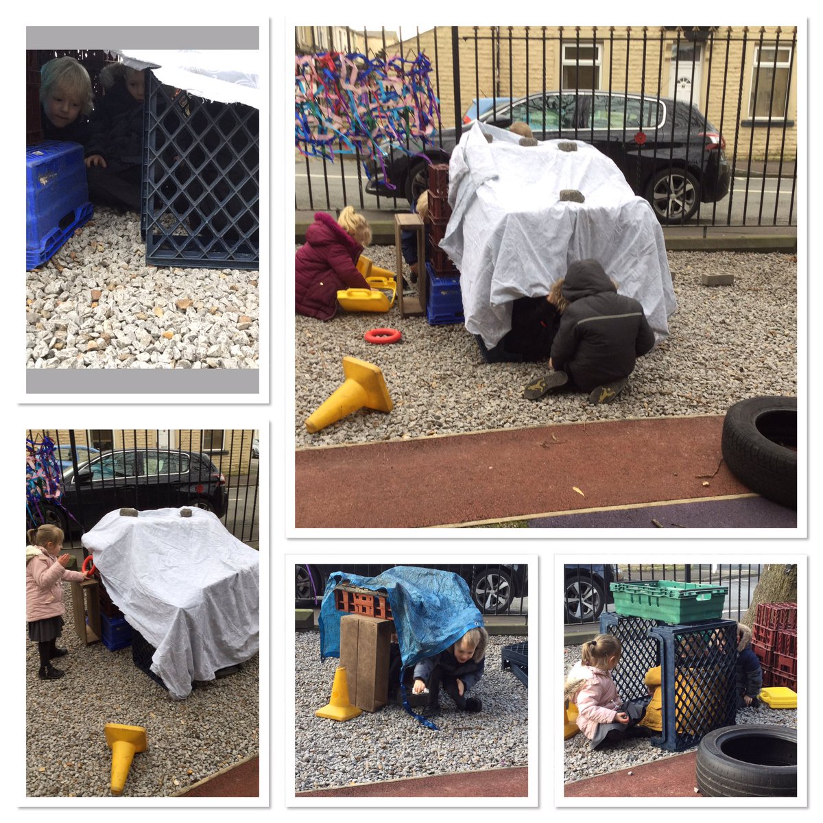 RGinfantsSchool's tweet image. Building dens, endless opportunities for speaking &amp;amp; listening and collaboration #EYFSoutdoorlearning