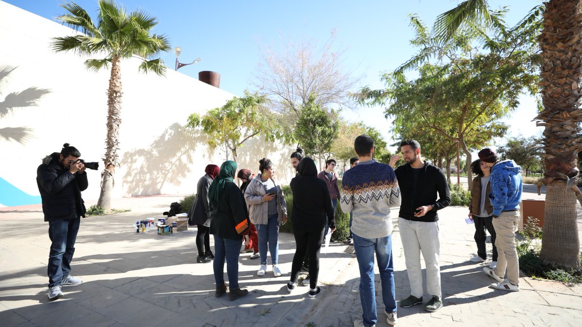 1337FIL's tweet photo. A sunny winter morning is an open invitation to an outdoor activity.
Today, the 1337 Khouribga wall of art will receive sole extra paintings to exhibit.
Stay tuned 😉 https://t.co/kIimWWgVK2