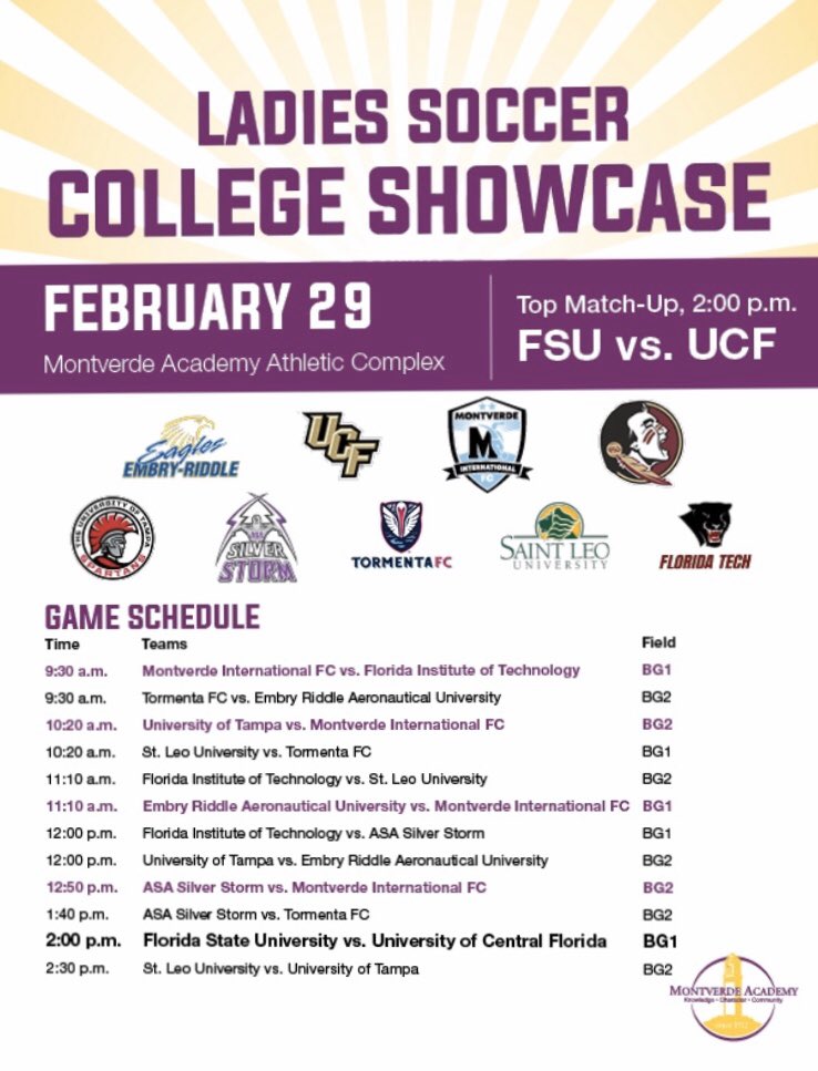 RAristodemo's tweet photo. Fantastic event celebrating women’s futbol on the campus of Montverde Academy hosted by Montverde International Fc. Come show your support and celebrate these amazing athletes! https://t.co/jurT2pMuez