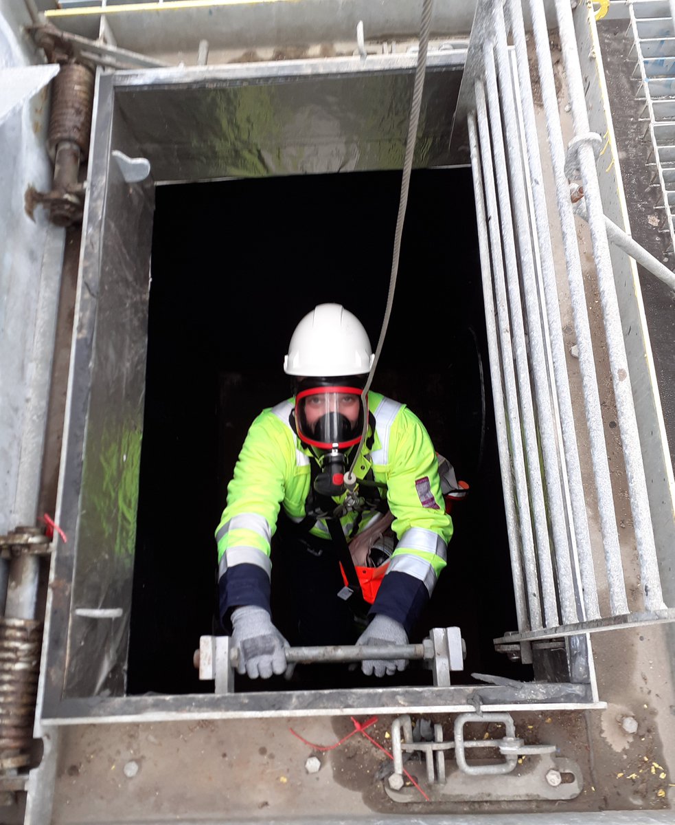 We now in house our Confined Space training. Our 3 day Confined Space High Risk course completed yesterday was a success. For any training/services you may require please contact Rebecca Storey at; rstorey-cic@clevelandfire.gov.uk #confinedspace #firetraining #hartlepool