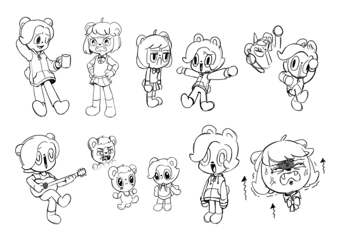 2017 works - animation
pre production - character design

Sister 