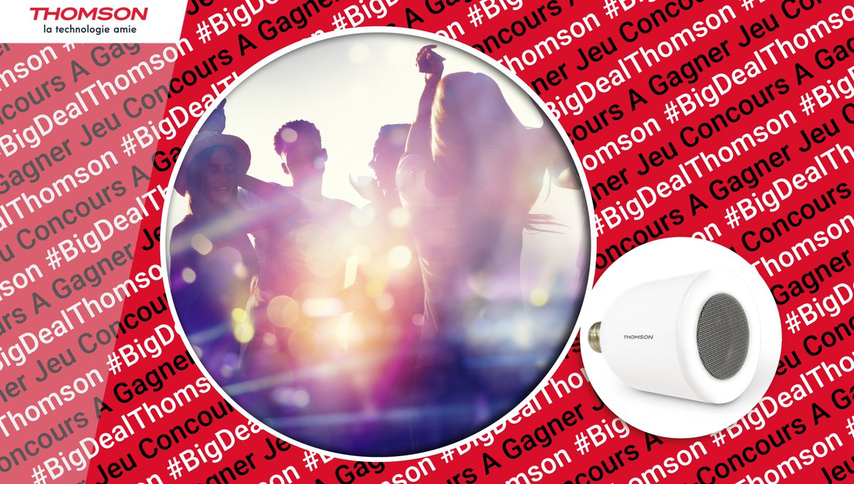 Thomson_FRA's tweet photo. #BigDealThomson ! Une ampoule assurant la fonction d’enceinte Bluetooth ? Voilà une super idée ! Et si nous vous en faisions gagner une aujourd'hui ? 💡🎵

➡ RT + FOLLOW  @Thomson_FRA
➡ Dans quelle pièce l'installeriez-vous ?

#ThomsonDomotique #JeuConcours 🍀🎁 https://t.co/oCrYHE1PLC