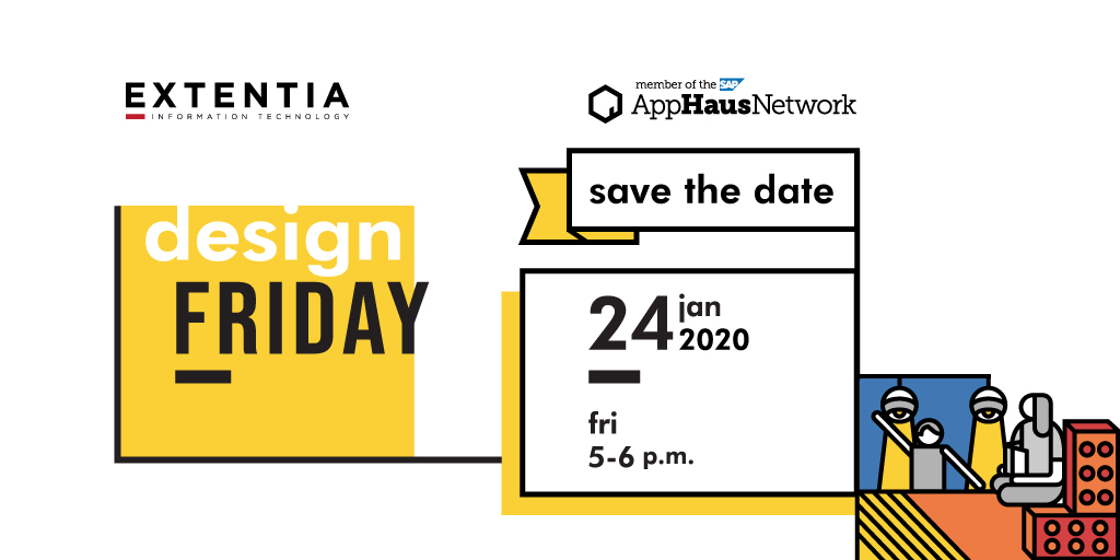 EXTENTIA's tweet photo. We’re ready for the first ‘Design Friday’ session of 2020, are you?
Watch this space for more!
#AppHausDesignFriday #Design #Innovation #DesignFriday #SAPAppHausNetwork #InnovationCulture https://t.co/VflsscVD3b