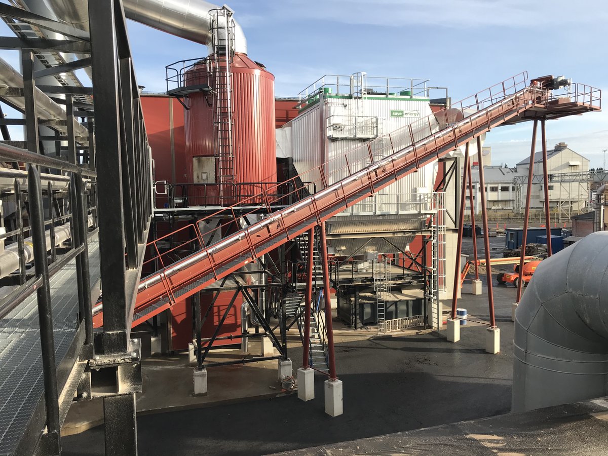 At UPM Joensuu #plywood mill, the new bio-boiler plant not only improves the mill's energy efficiency, but also environmental performance, occupational safety and fire safety. Read more  bit.ly/2suGV1j #responsibility #wisaplywood #beyondfossils