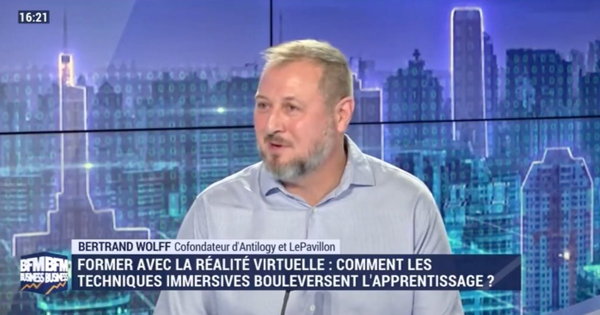 Camille Jourdain (@camillejourdain) on Twitter photo Former avec la #RéalitéVirtuelle : comment les techniques immersives bouleversent l'apprentissage.
Par @BertrandWolff de @lepavillonXR sur <a href="/bfmbusiness/">BFM Business</a>.
bfmbusiness.bfmtv.com/mediaplayer/vi…
#VR #AR #Tech #Marketing #Formation Former avec la #RéalitéVirtuelle : comment les techniques immersives bouleversent l'apprentissage.
Par @BertrandWolff de @lepavillonXR sur <a href="/bfmbusiness/">BFM Business</a>.
bfmbusiness.bfmtv.com/mediaplayer/vi…
#VR #AR #Tech #Marketing #Formation