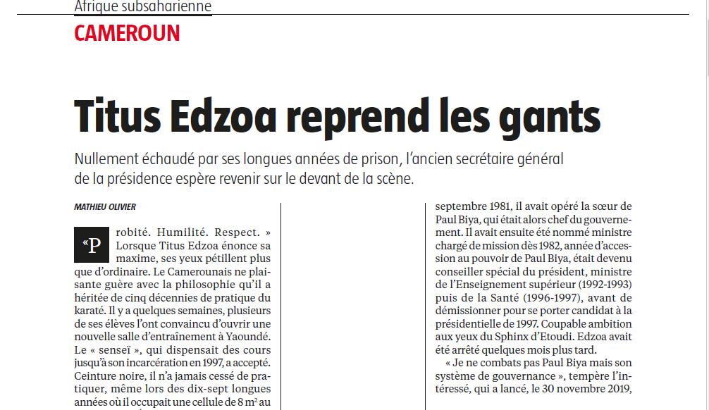 Titus Edzoa Officiel tweet media