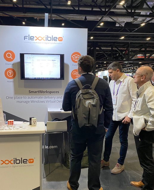 FlexxibleIT's tweet photo. Want to learn more about #SmartWorkspaces for #WindowsVirtualDesktop #WVD? Catch a demo on our stand at @MS_Ignite London #MSIgniteTheTour @AzureMktPlace #EUC #AnyApp #AnyPlatform https://t.co/BXqAG3nGDo