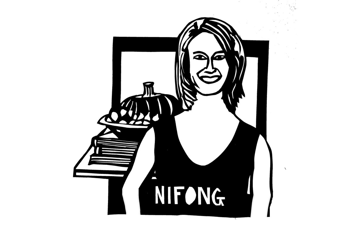 On her cinematographic approach to telling Nourishing Stories, @ChristinaNifong says "I'm always trying to decide when to go in tight and when to pull back." Listen to the #bookcityroanoke podcast at wp.me/p8fK7m-2RP brought to you by <a href="/BookNoFurther/">Book No Further</a>