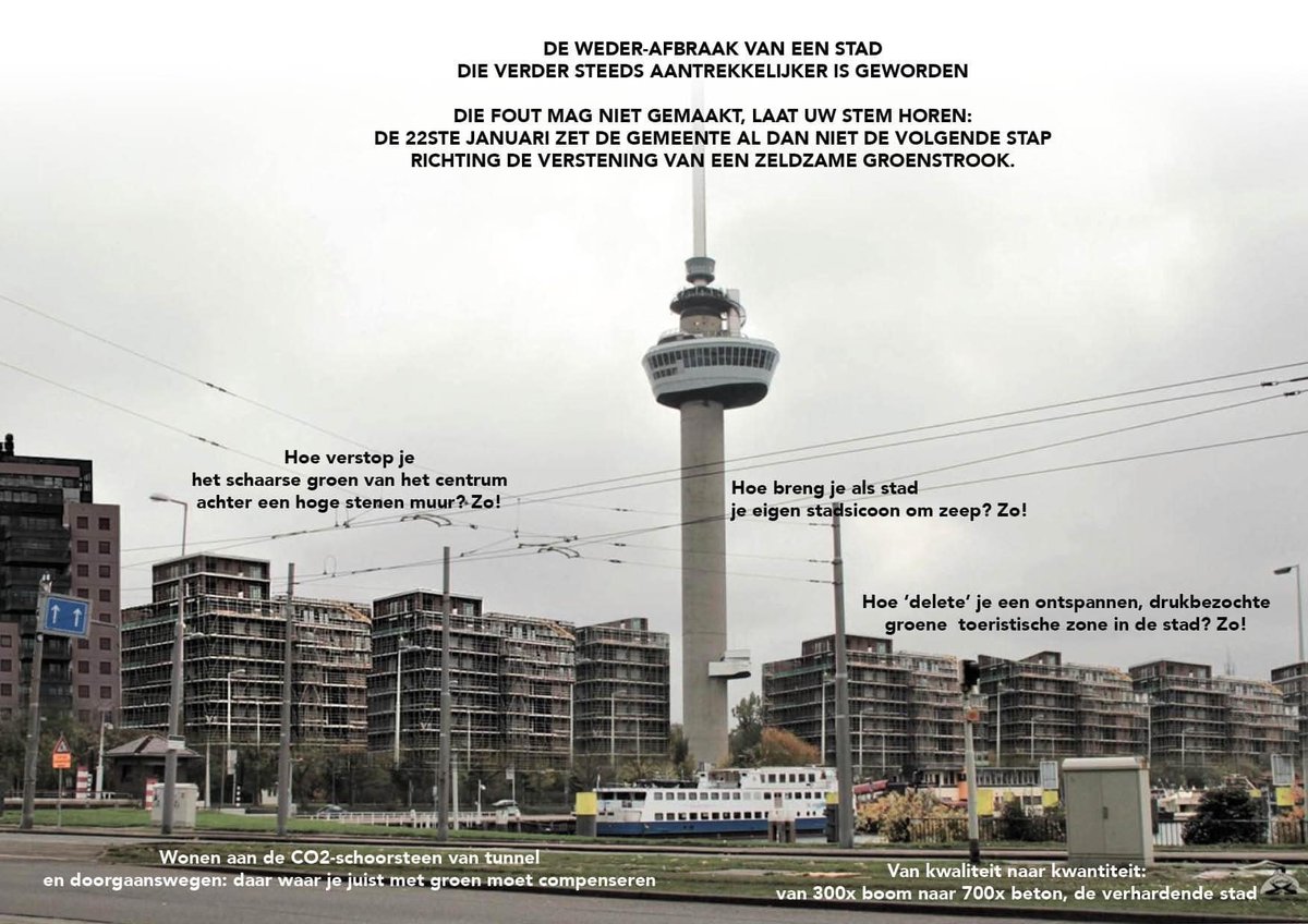 gerben_vandijk's tweet photo. Beeldvorming #Parkhaven. 

In @RDStad het eerste plaatje van ontwikkelaar. Op Twitter en Facebook sturen tegenstanders van de plannen het tweede plaatje rond. 

Kan iemand me vertellen wat we echt krijgen als de plannen doorgaan? Afgezien van de kleur van de lucht. #dtv #raad010 https://t.co/5ZHRtF57ZZ