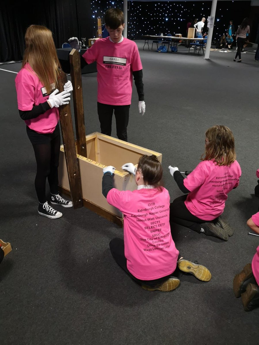 BRO_STEM's tweet photo. The @BroHighOfficial S2 team are demonstrating excellent teamwork at the #CABEC final today! #STEMnation https://t.co/g0O6mP6tp6