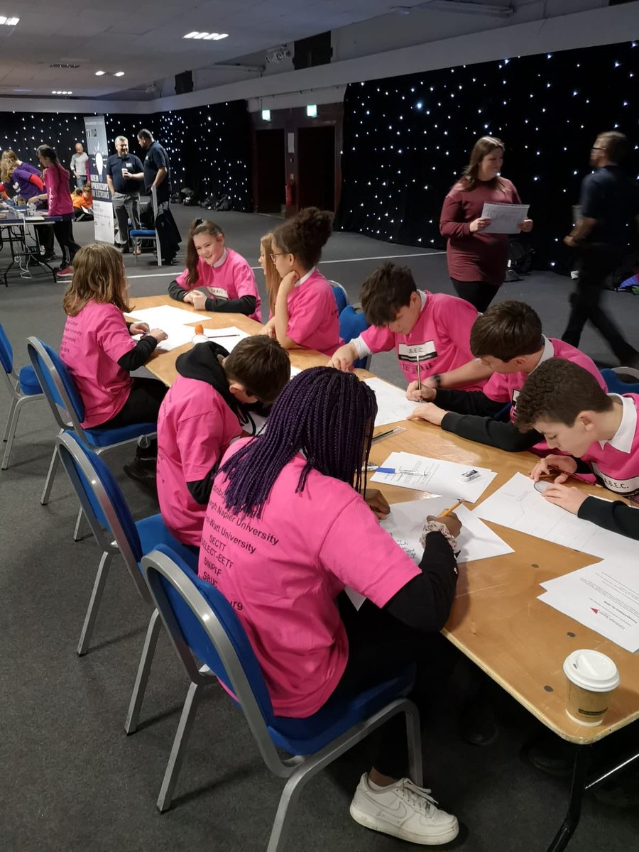 BRO_STEM's tweet photo. The @BroHighOfficial S2 team are demonstrating excellent teamwork at the #CABEC final today! #STEMnation https://t.co/g0O6mP6tp6