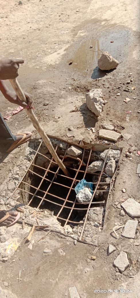 DC_Kapra's tweet photo. Sir, Attended the grievance and closed with manhole cover. https://t.co/TCaFbVlj4H