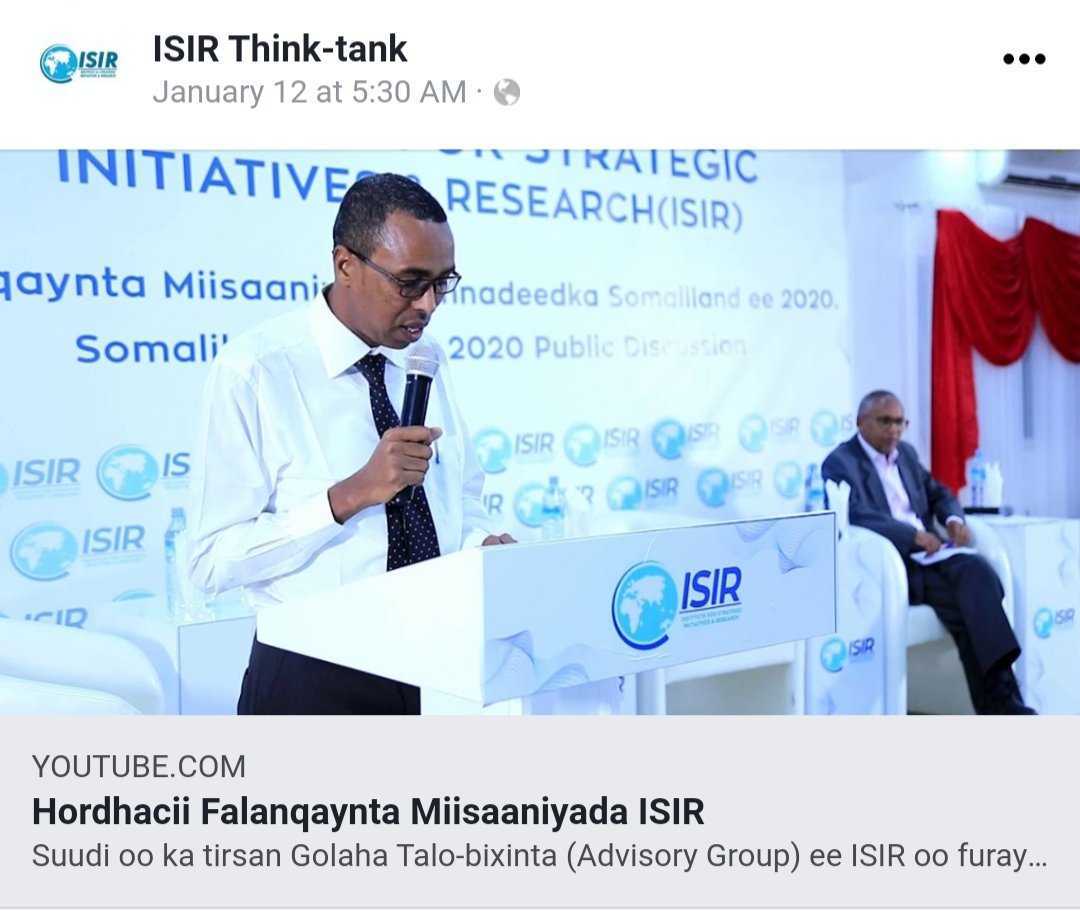 Click the link below to watch part1 of #somalilandbudget2020 public discussion. youtu.be/yUeOcFnmpq4
