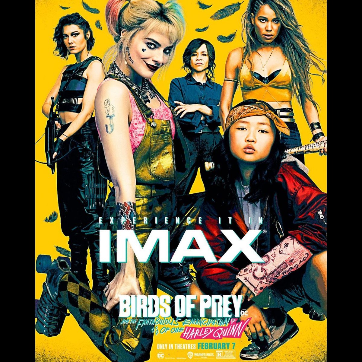 _Cinegametv's tweet photo. Aves de Rapina - Novo poster exclusivo do IMAX mostra o elenco reunido; confira.

Aves de Rapina chega aos cinemas em 6 de fevereiro de 2020.

#birdsofprey #avesderapina #arlequina #caçadora #canarionegro #cinegametv

Fonte: @IMAX https://t.co/5Bfdt1kkSE