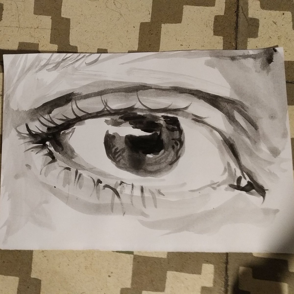 ELIANT_ELIAS's tweet photo. Night drawing session #lonely #drawings #drinkanddraw #ink #inkbcn https://t.co/kGEgoAEH55