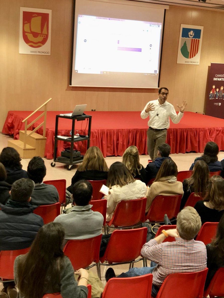 AlfonsCucurull's tweet photo. Gracias @CanigoFomento por la oportunidad que me habéis dado de poder compartir experiencias, conocimientos y algunas risas con las madres y padres de P1 a P3. #QuiénEsElReyDeLaCasa #hijosvirtuosos #límites #sobreprotección #underparenting https://t.co/1lCR9RpbMP
