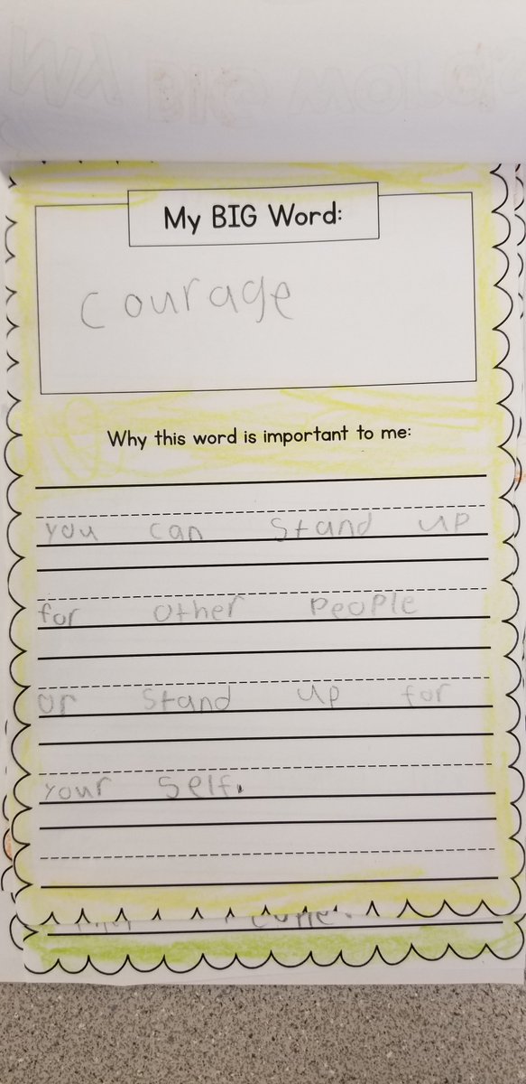 ORVanderVelde's tweet photo. In Social Studies, 2C is learning about Dr. Martin Luther King, Jr. and reading the book Martin's Big Words, by Doreen Rappaport.  We created our own Big Words Books, inspired by Dr. King and his dream. #MLK #love #courage #peace #dream #oakridgemustangs https://t.co/Ac3o1Fcs1G