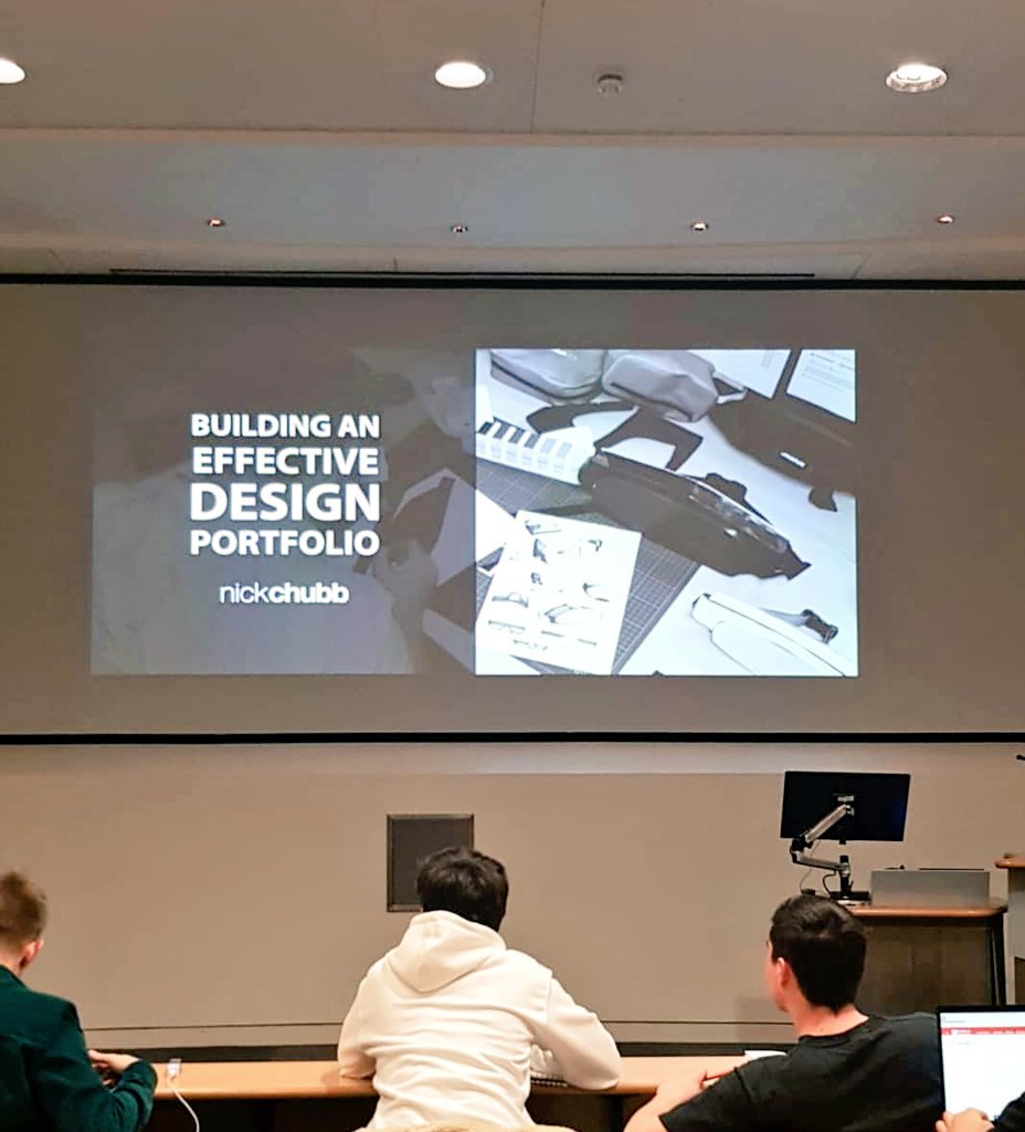 ahmedmp's tweet photo. An immensely insightful and inspiring lecture tonight @MiddlesexUni by @nick_chubb, Lead Industrial Designer at @IDCuk, touching on his work/experience and delivering a masterclass on 'Building an Effective Design Portfolio' in the design/engineering discipline.

@MDXDEM #MDXPD https://t.co/C4yaK5ZvCW