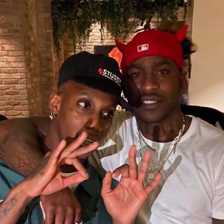 jebidiyahryder's tweet photo. i heard @skepta’s been wearing his 
hat for the past couple days 🤯 ✨ https://t.co/RQFjYJnt2Z