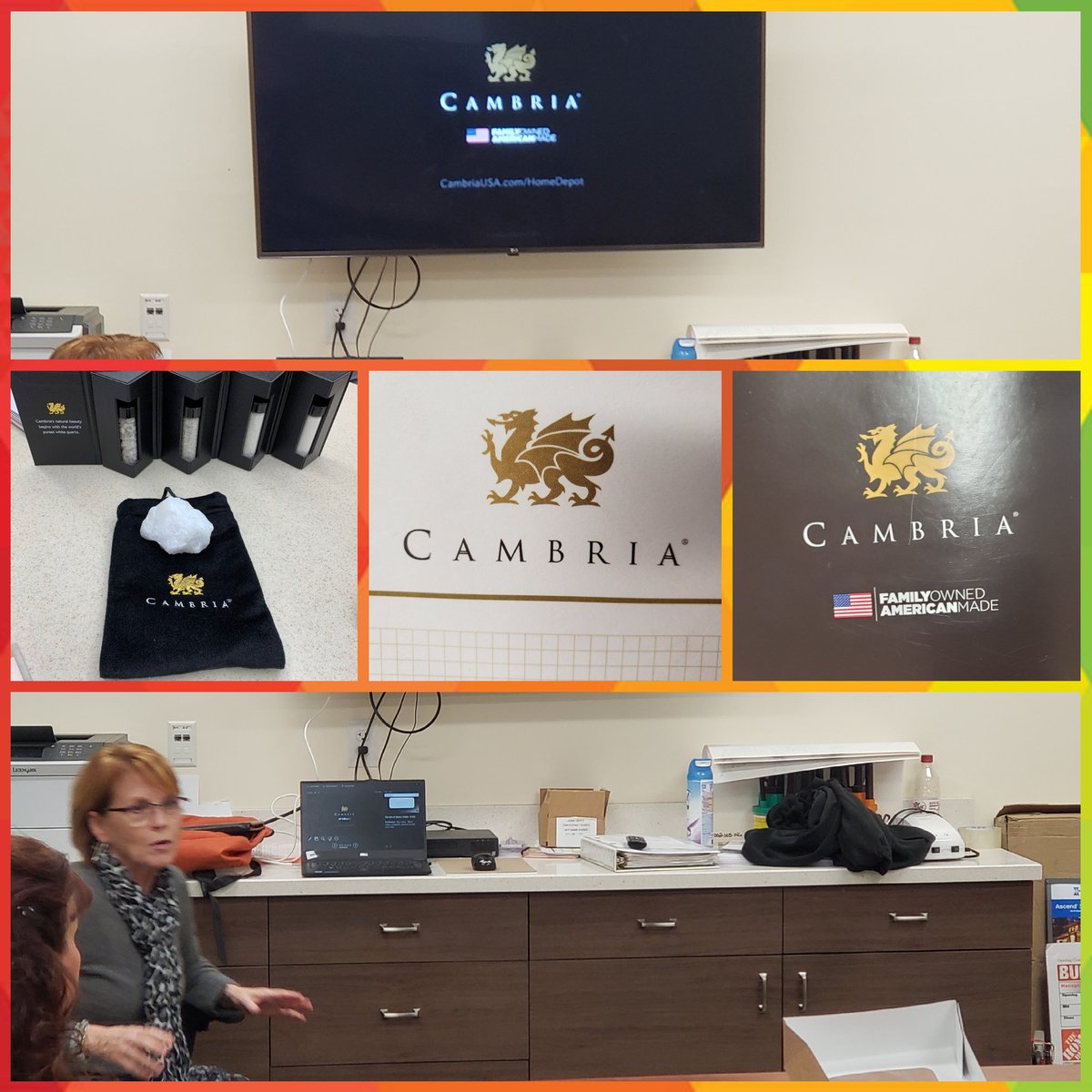 KendrickTHD's tweet photo. #1105HD Cambria PK with Elise on the New Cambria Countertops for Home Depot. Thank you for a great partnership!!! @BobbyBoaenTHD @gloria_terri @RanSmith4 @AJyll @jwmauldin https://t.co/5Vlh0sVKUQ