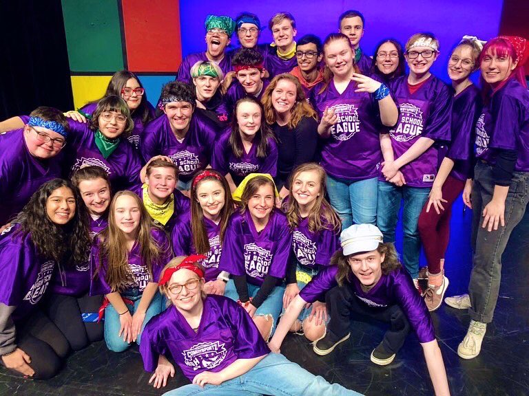 TheatreRMHS's tweet photo. Comedy Sportz High School League is where LEGENDS are made. Tonight. 7pm. RMHS Theater. Be there to witness history๐๐ค๐โพ๏ธ #iconc #squadup #frontyardigans #commoncold #pneumoniaboi$ #tubulartoads https://t.co/My7CbPi3kR