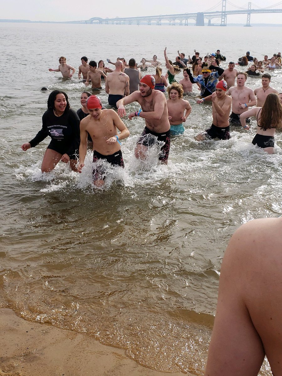 NCHSUnified's tweet photo. What an awesome day at the @SpOlympicsMD plunge!!! https://t.co/FzU9KJHxzs