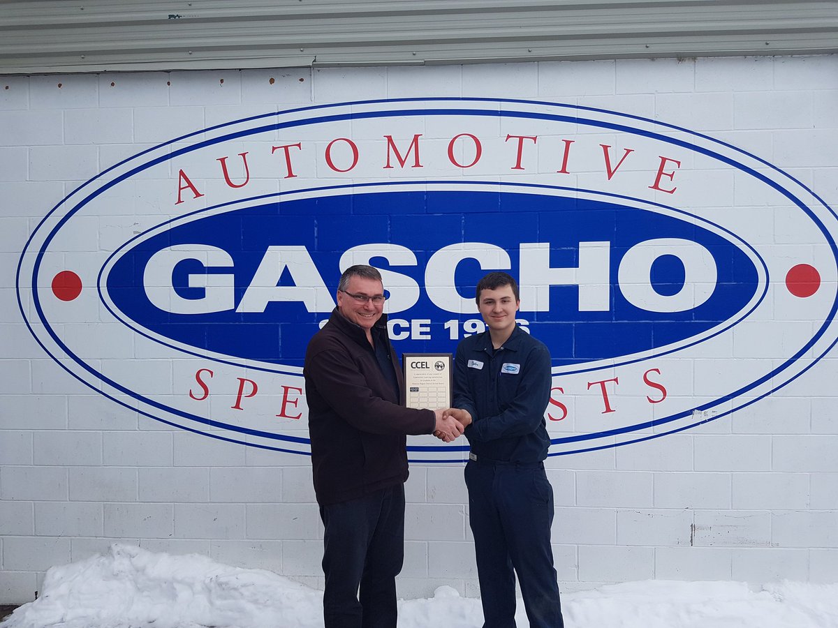 GaschoAuto's tweet photo. Thanks for your participation in a great @wrdsb Co-Op Education term Tyler! https://t.co/pm1W9vLhSW