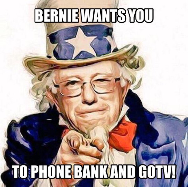 MaLaCoiD's tweet photo. @BernieSanders Eager to vote for an HONEST candidate?
#TioSanders needs you! 👇
#NotMeUs made 6 Million calls in 21 days of 2020! Join daily 9a-8:30p PT:
https://t.co/WDANEHvhlh
#DownloadBERN to #GOTV with friends anytime!
#BernieBeatsTrump #BernieDunksOnTrump #HereForBernie #ILikeBernie https://t.co/4cIZ8xPsCe