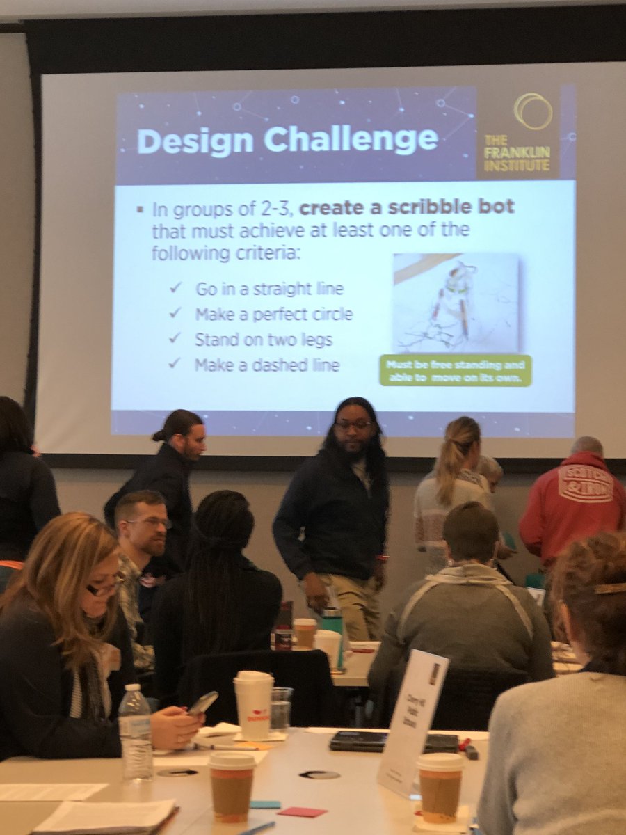 wag_j's tweet photo. It’s always great when we get to come back to @TheFranklin to be students. #FImastereducator #grit #resilience #growthmindset #STEM @julia_skolnik @mrsmarkloff @MissJohnson4th https://t.co/jxe6eUY6aS