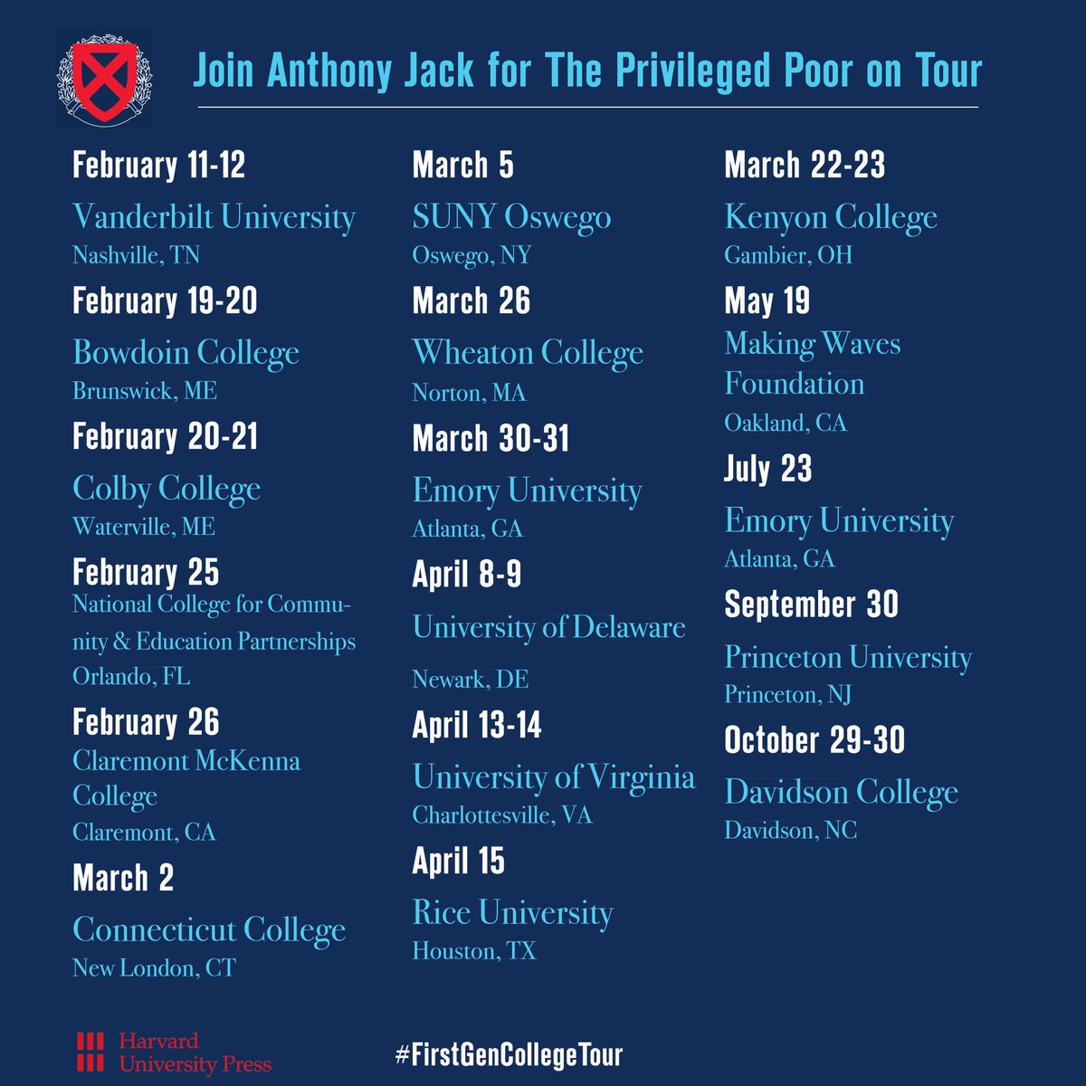 tony_jack's tweet photo. New dates. New Cities. New Adventures. #ThePrivilegedPoor https://t.co/SU4gjwxKPN