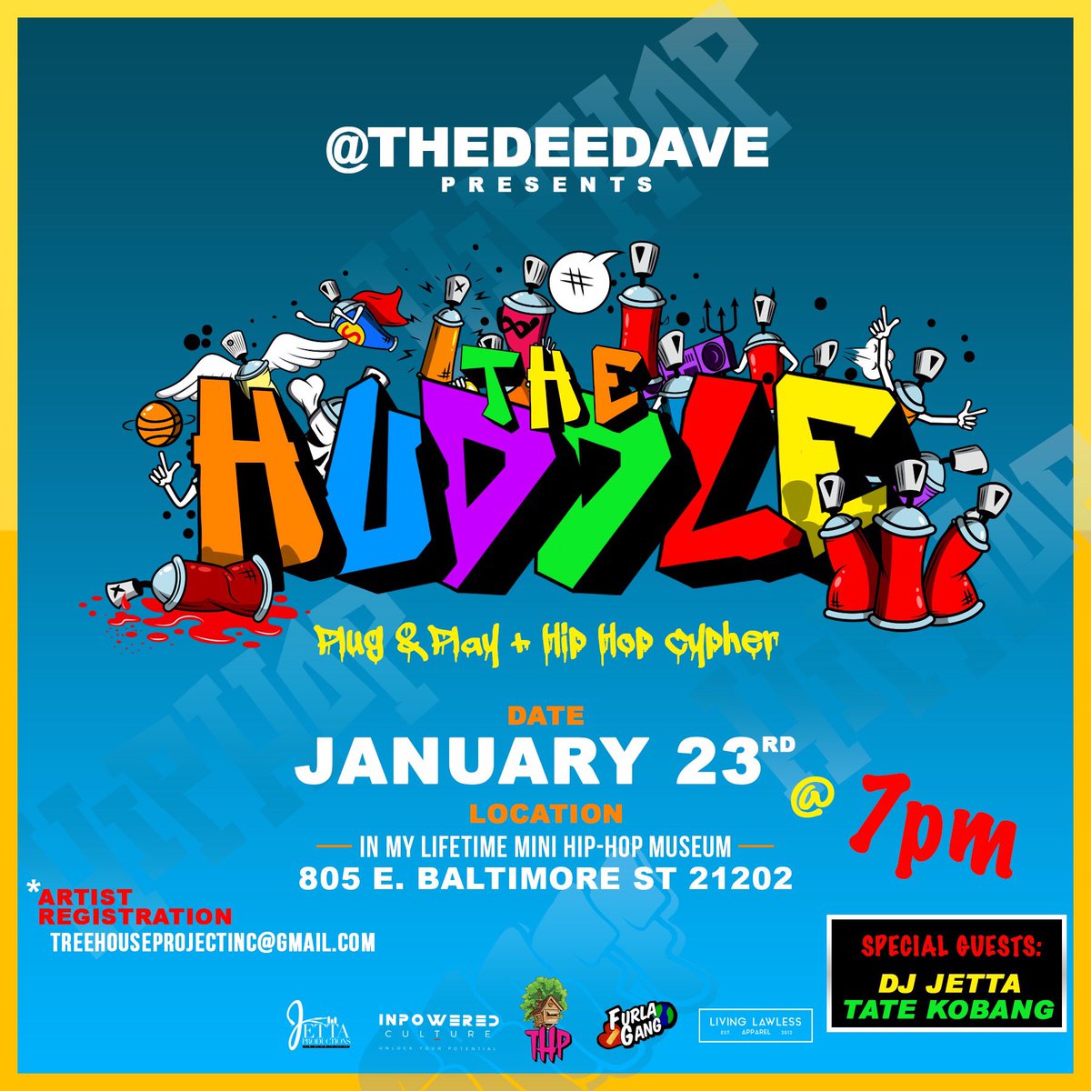 If u not a artist it’s ok u can still pull up and vibe out plus it’s free !!!!  smoker friendly and good drinks 🤞🏾🤞🏾