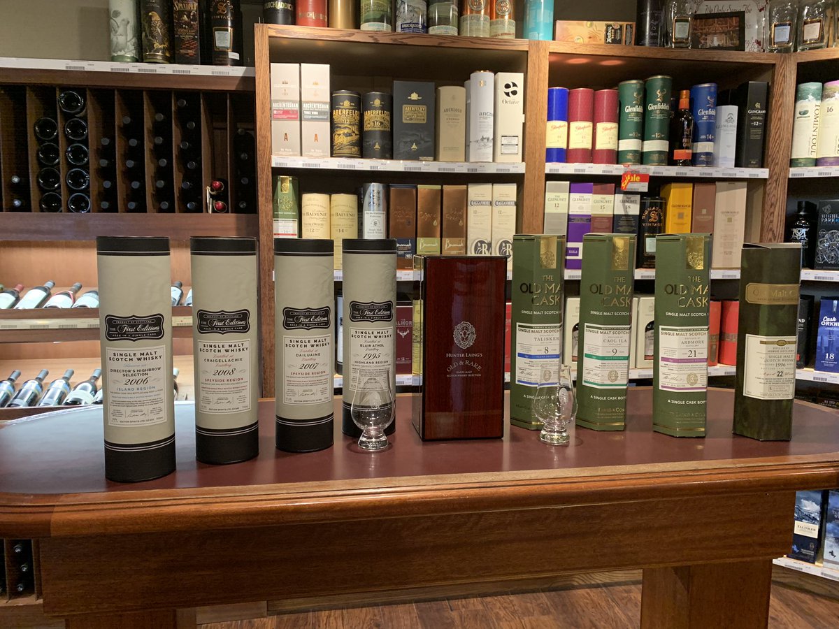 AHiltonWine's tweet photo. Hey folks! We have a Scotch Tasting coming up on Tuesday, February 4th at 7:00PM featuring Andrew Laing if Hunter Laing. Tickets are $30, so get in touch if you want to come taste some fantastic Scotch Whisky! https://t.co/u1UcwKMZch