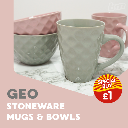 bmstores's tweet photo. These geo stoneware mugs and bowls are a bargain at just £1 each in our #BMSALE😍!
Perfect if you're looking to add some pastel style to your kitchen this year🍵🥣! https://t.co/eFdwGHz99K
WHO fancies snapping these up?! https://t.co/8eaH7mAKxq