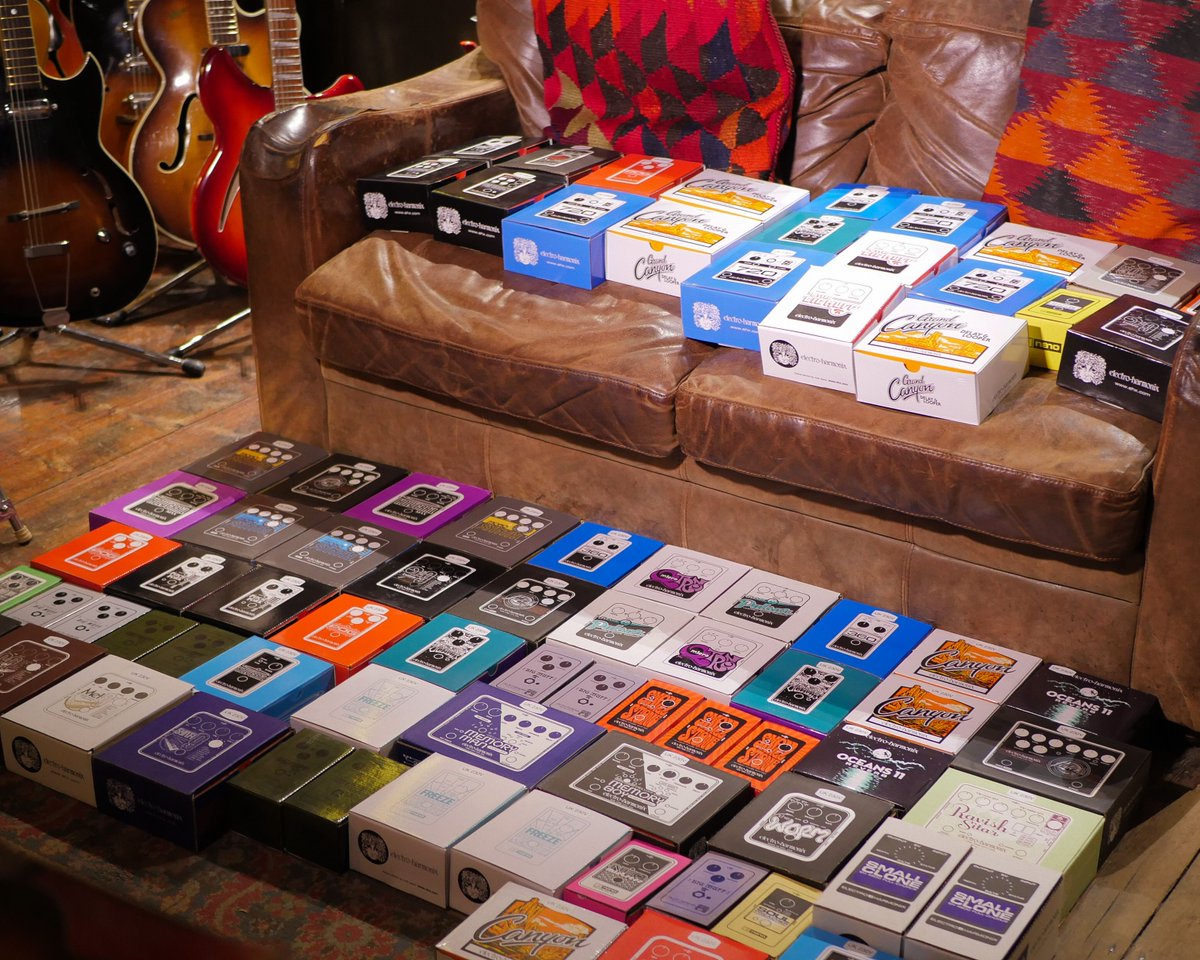 Need a new @ehx pedal? We've got you covered! Fresh batch has just arrived from everyones favourite pedal company, get them while they're hot!
