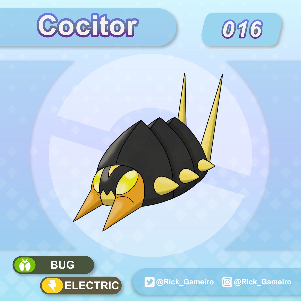 Meka_Zeca's tweet photo. The evolution line of the regional bug.
#PokemonBrasil #FakemonBrasil #FakeRegion #Fakegen #Fakemon #Pokemon #pokemonfanart https://t.co/GHOxPqL339