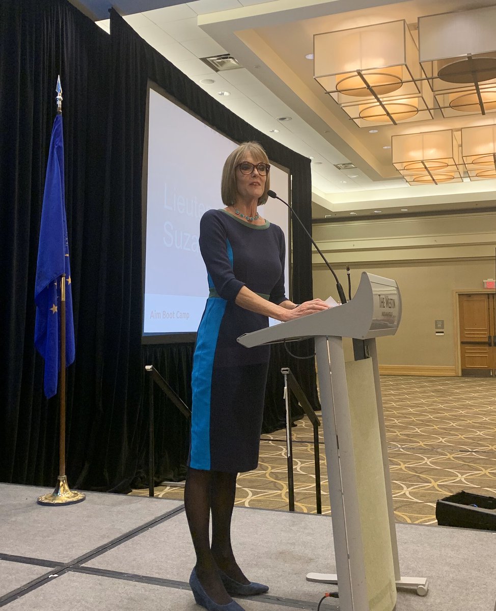 AimIndiana's tweet photo. Thank you for joining us as we near the end of #AimNEO, @LGSuzanneCrouch! Your support for #IN municipal government is always appreciated. https://t.co/61vnJ9x4qZ