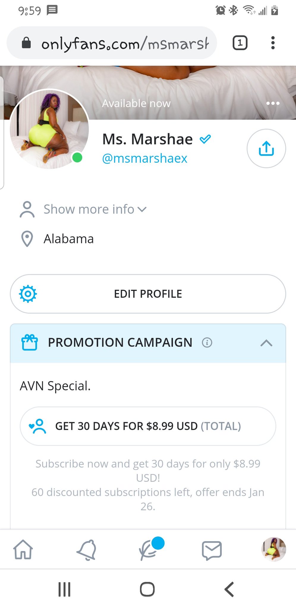 Ms. Marshae - DMV 6/17 - 6/19 on Twitter: "The next 60 subscribers get