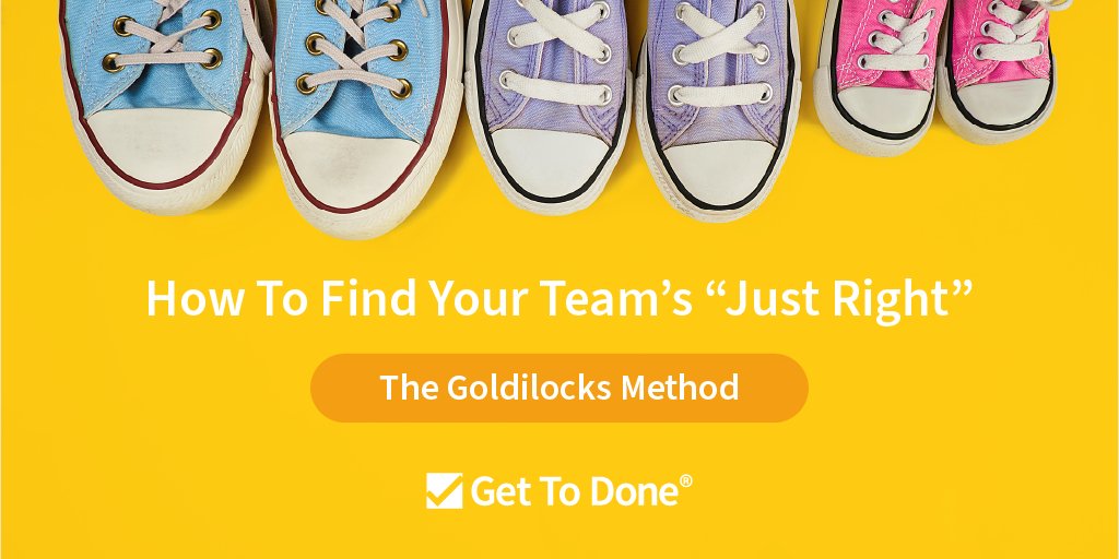 GettoDone's tweet photo. Goldilocks never settled. Why should your team? Achieve your “just right” with these agile planning tips and a 14-day free trial. 
https://t.co/jBJleJnnHm https://t.co/p6POHiL5CA