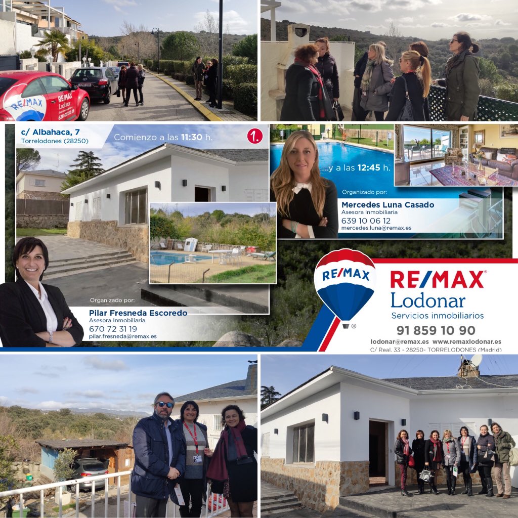 remaxlodonar's tweet photo. ✅ #SafariInmobiliarioRemaxLodonar
📌 Torrelodones-Galapagar
👉 Gracias a todos los compañeros que se han pasado para conocer dos propiedades que presentaban nuestras compañeras Pilar y Mercedes.
#Colaboración #Compartir #MLS #Remax #RemaxLodonar #Torrelodones #Galapagar https://t.co/2UIC8oh4V9
