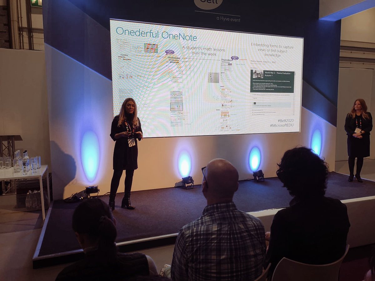 kayleymay's tweet photo. Fab time sharing how #Onederful @msonenote has transformed learning at our academy and teacher workload! So excited to be spreading the word to lots of other educators at @Bett_show today @mtholfsen @microsofteduk #blogpending https://t.co/oAURCX6WBU