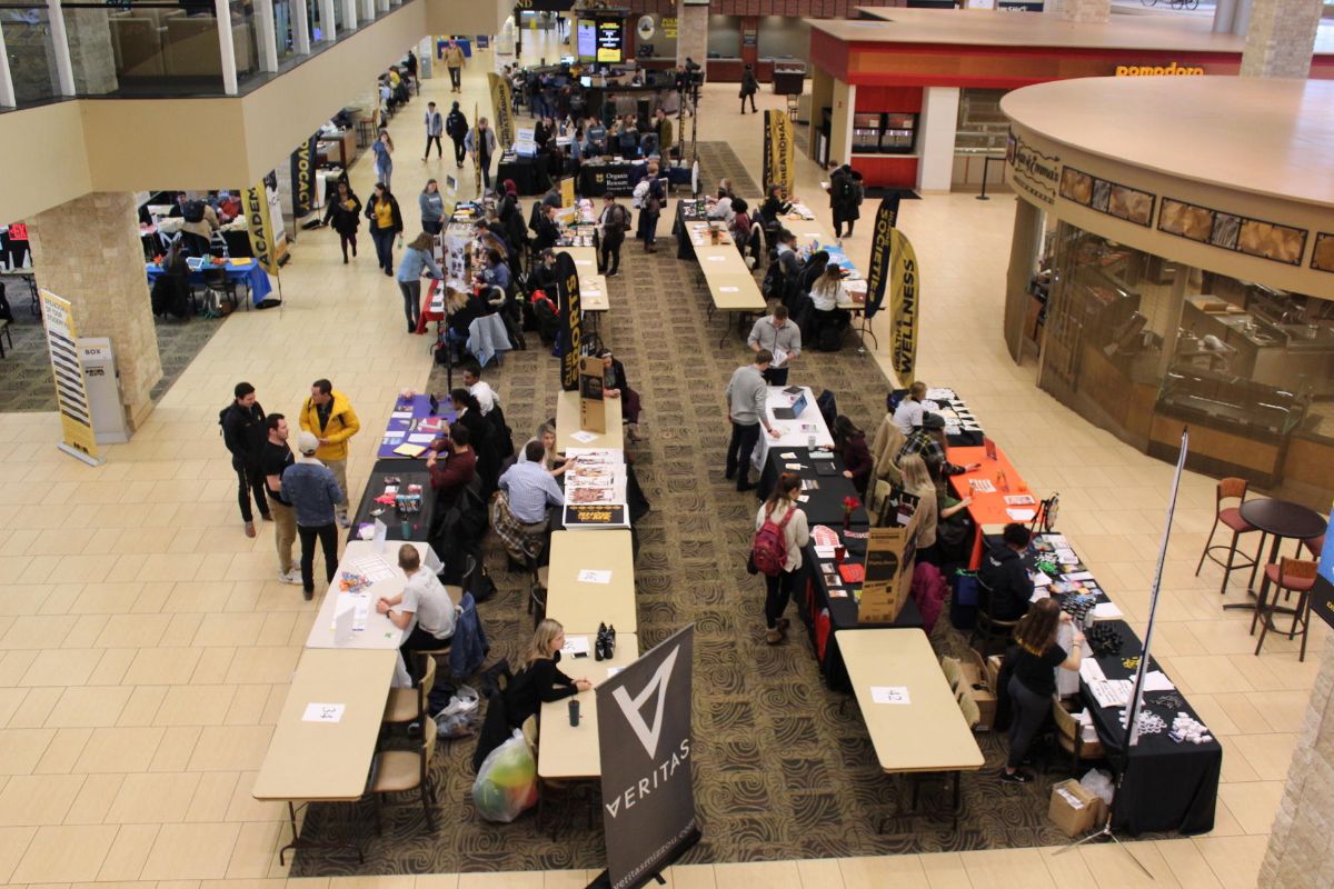Mizzou's tweet photo. Have you visited the #Mizzou Involvement Fair in the MU Student Center? Tigers can learn about several recognized student organizations with @MizzouORG and @MizGetInvolved until 1 p.m. today! #MIZGetInvolved https://t.co/G5wsBoQe6a